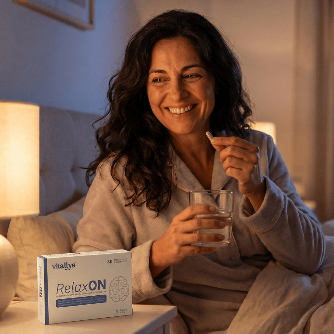 RelaxOn: Por fin dejarás de tenerle miedo a la noche — 7 Ingredientes Naturales - Vitallys